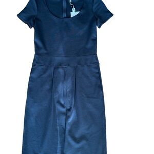 Armani Collezioni Charcoal Zip Dress